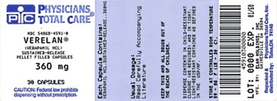 Image Of 360 mg Package Label (Package Label 02)